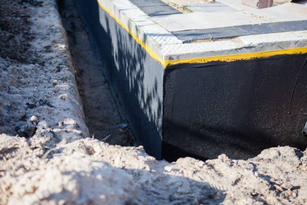 Professional Exterior Waterproofing technician working in Pemberton, OH